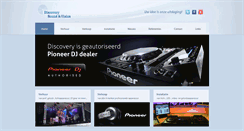 Desktop Screenshot of discoverysound.nl